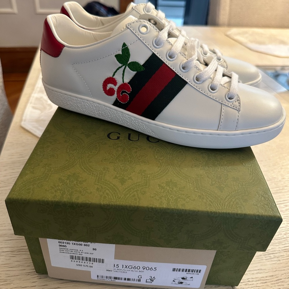 Gucci new Ace with cherry